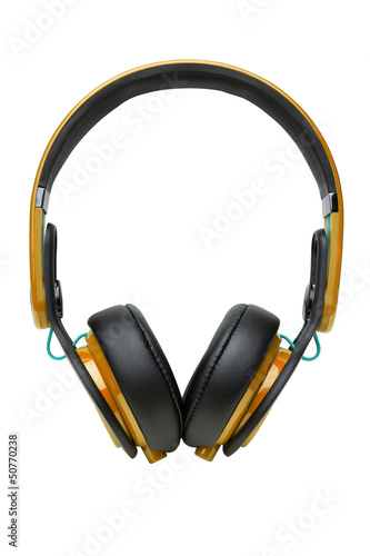 headphones isolated on a white
