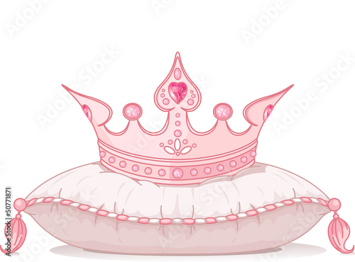Crown on the pillow #50771871