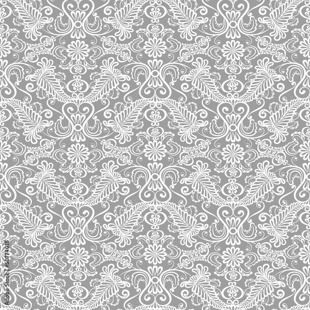 Seamless lace floral pattern Seamless lace floral pattern
