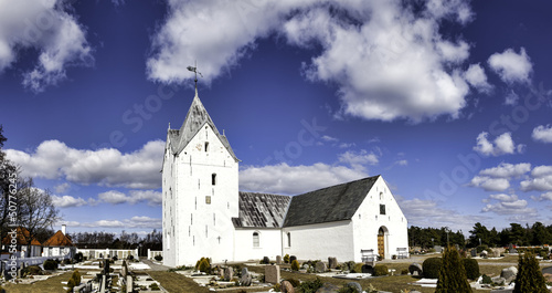 Sankt Clemens church on the island Romo photo