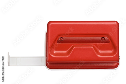 Canvas Print Hole puncher isolated on white