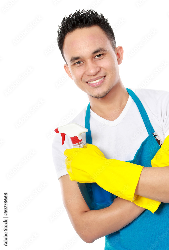 man with sprayer man with sprayer