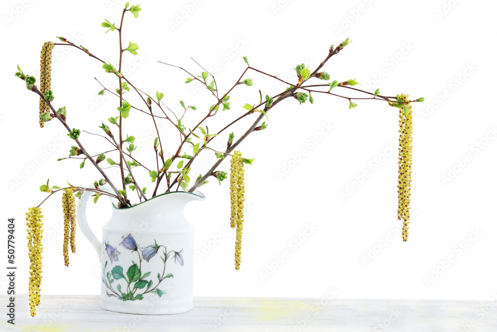 Obraz premium Bouquet of flowering branches