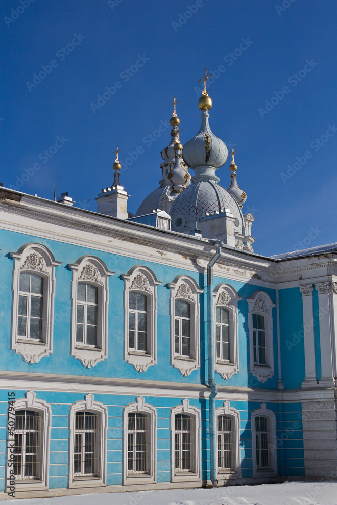 Fototapeta premium Smolny Cathedral (Church of the Resurrection)