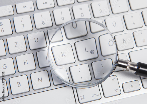 Keyboard und Lupe