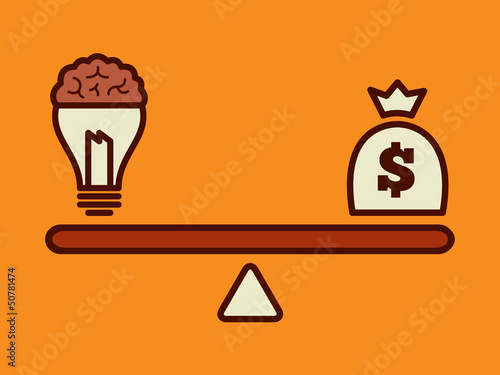 idea is money concept