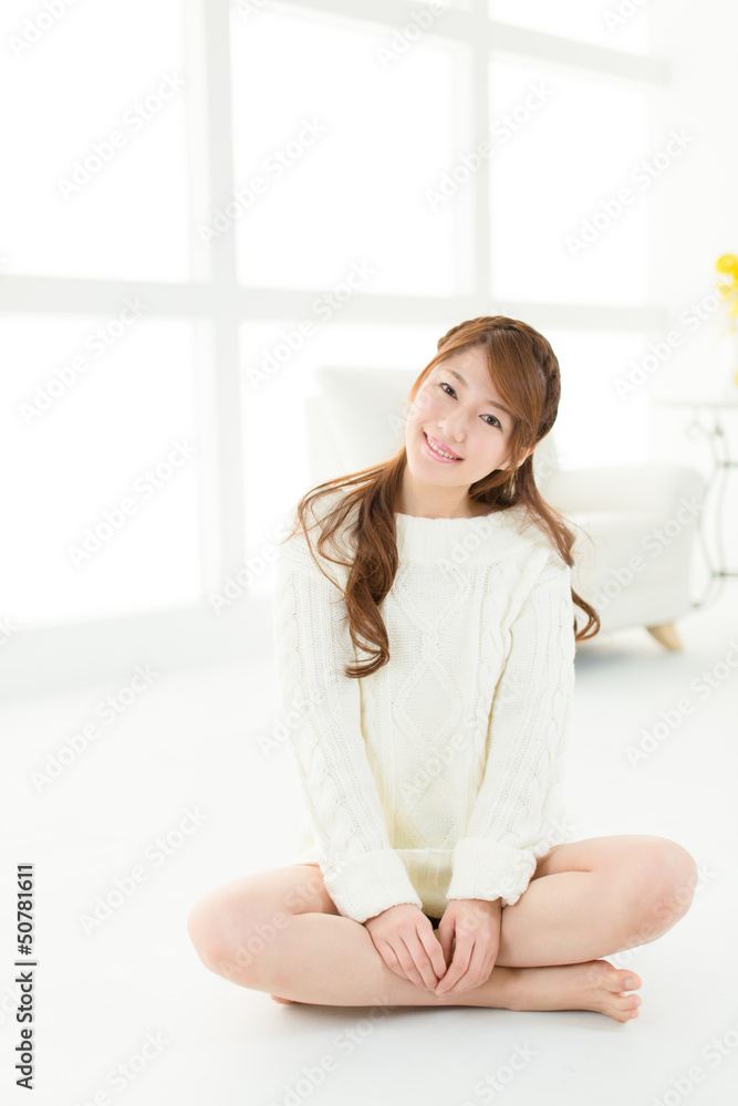 爽やかな女性 爽やかな女性