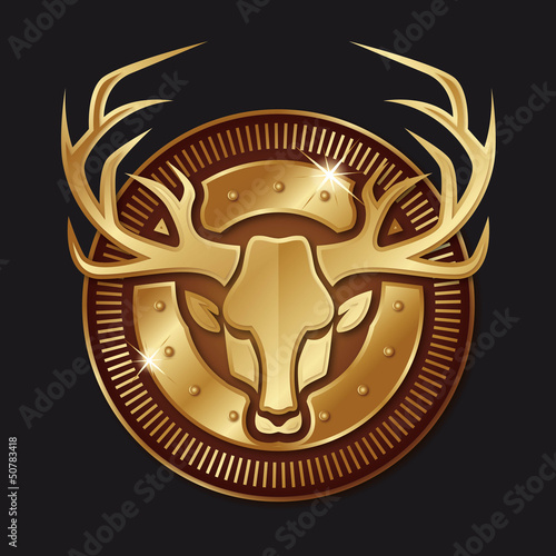 Cerf logo or