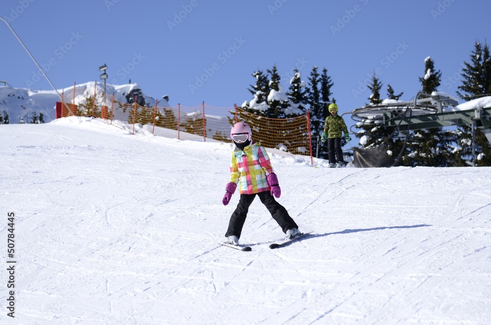petite skieuse