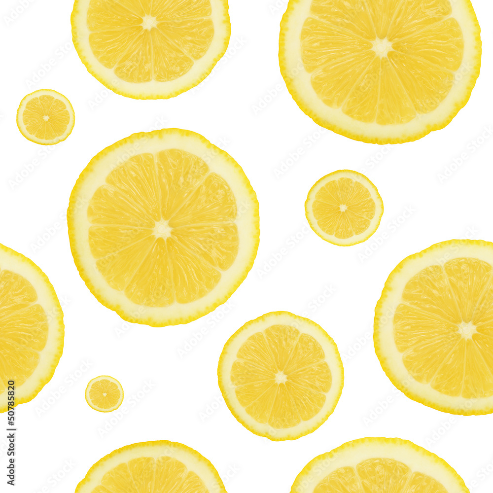 Seamless lemon background
