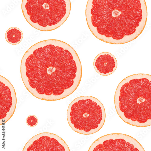 Seamless grapefruit background
