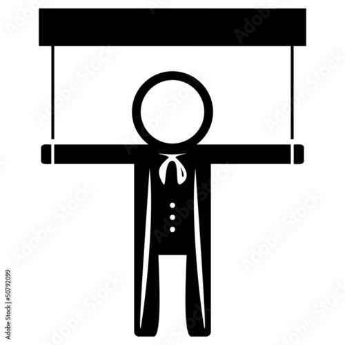 Protester man