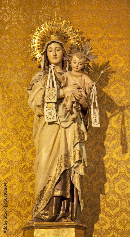 Madrid - Madonna with the child and scapular
