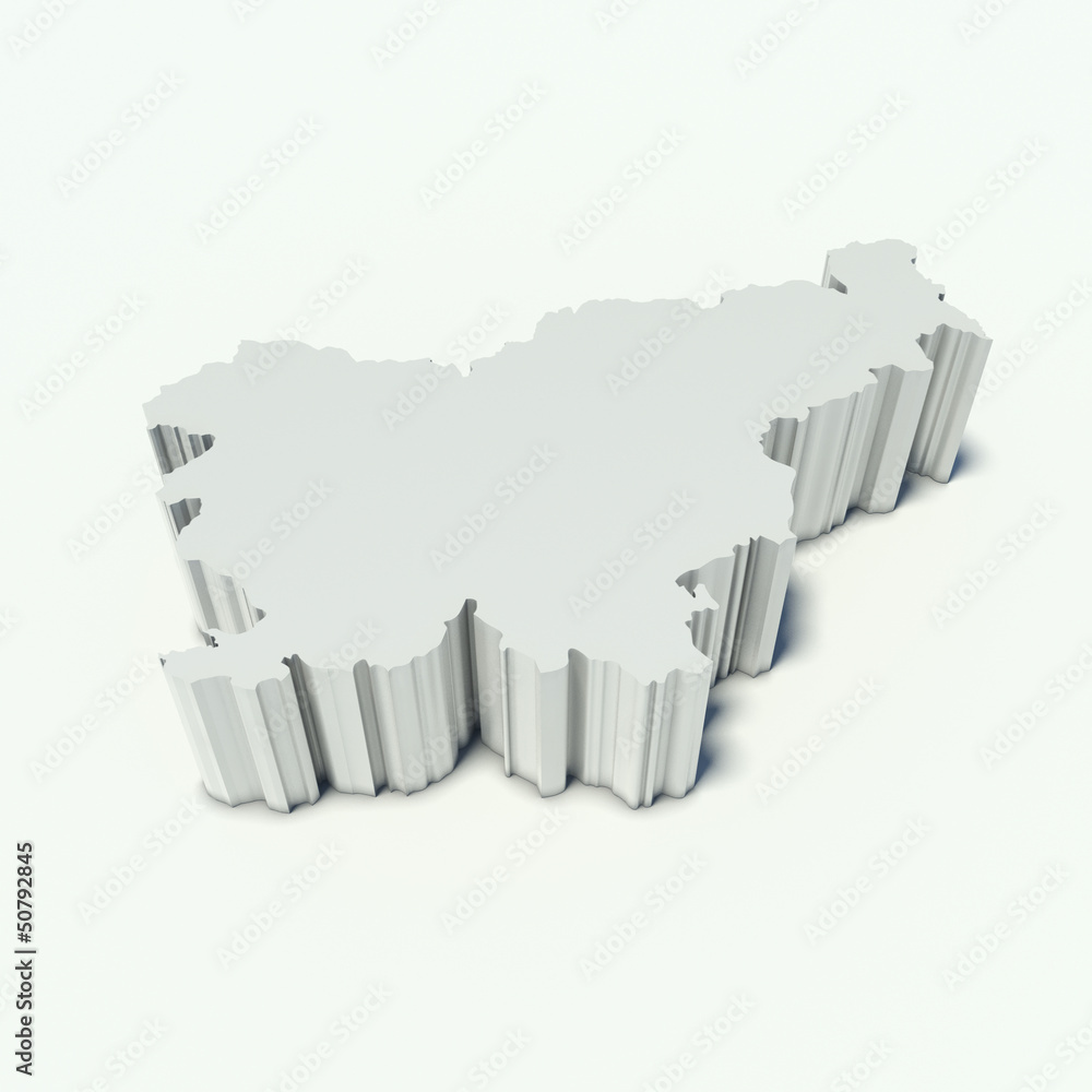Fototapeta premium map of Slovenia