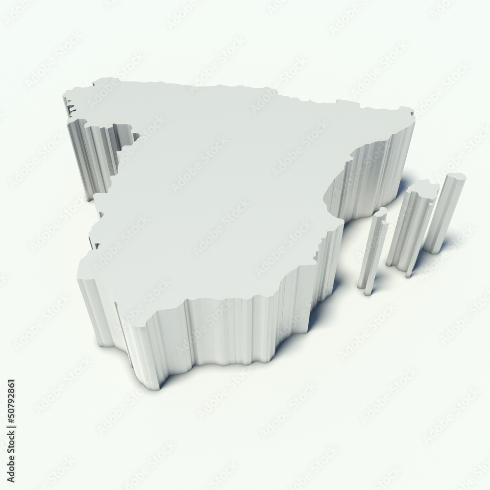 Obraz premium map of Spain