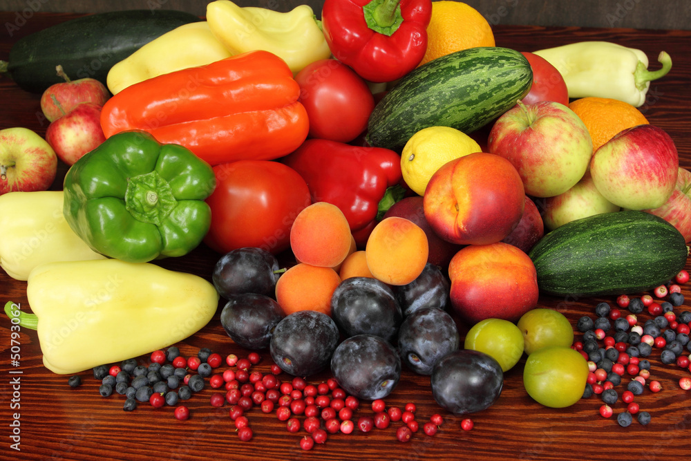 Fruits and vegetables