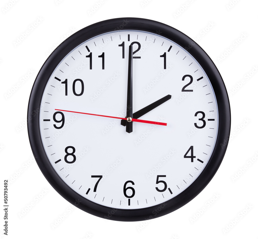 Office clock is exactly two hours Office clock is exactly two hours
