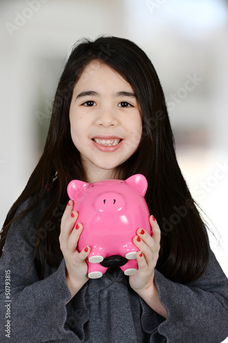 Girl With Bank