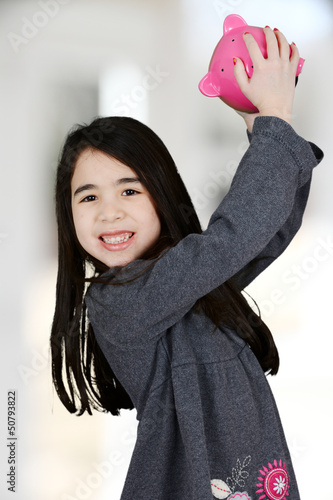 Girl With Bank
