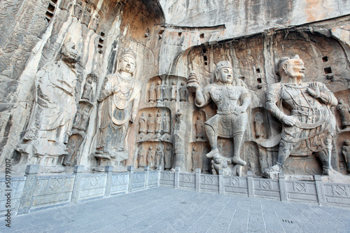 Luoyang The Buddha of Longmen Grottoes in China photo