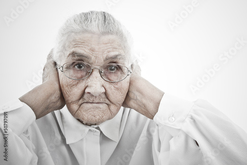 grandmother doesn't want to hear anything