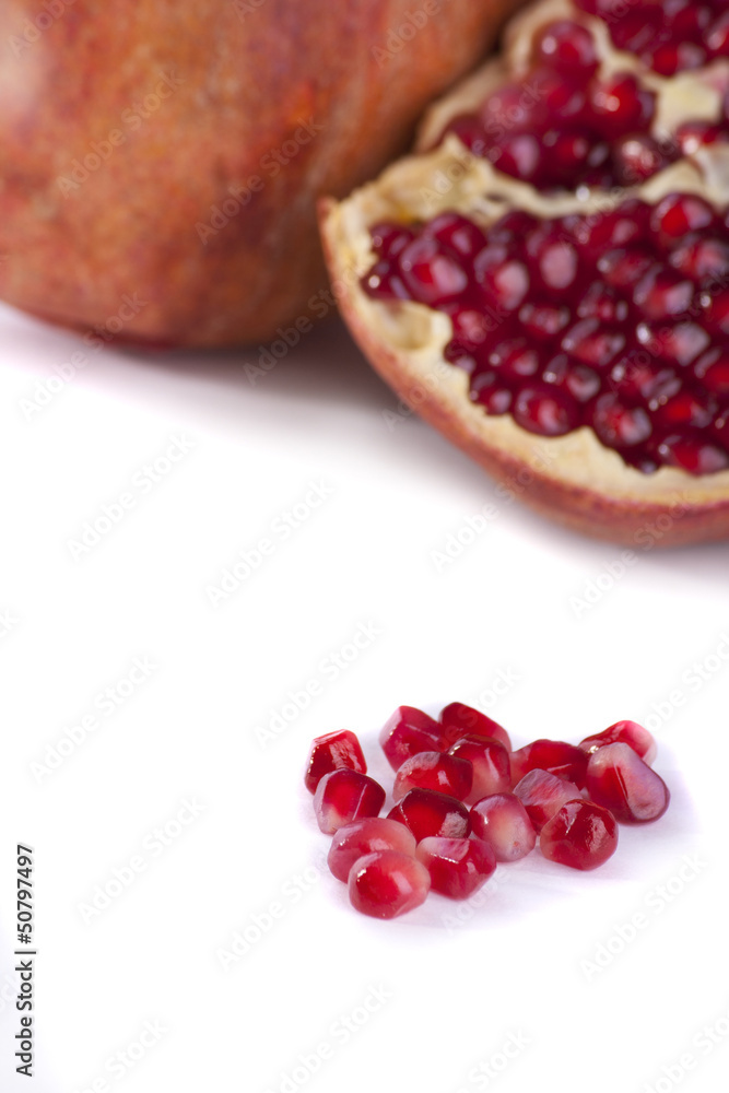 shots of pomegranat