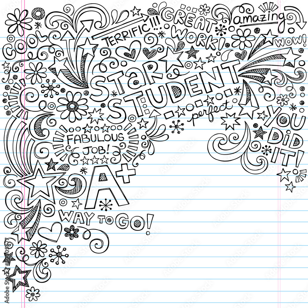 notebook doodles
