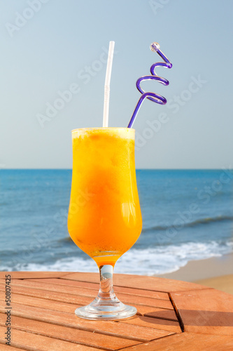 passion fruit juice with ice