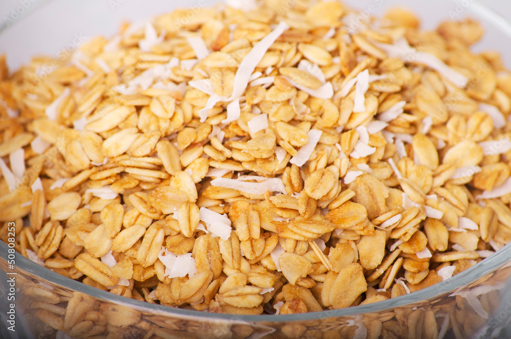 bowl of oats - healthy eating