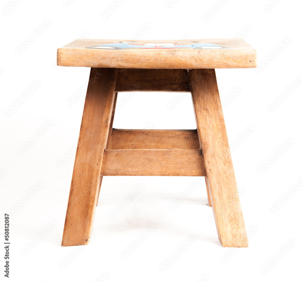 Small Stool in white background Small Stool in white background