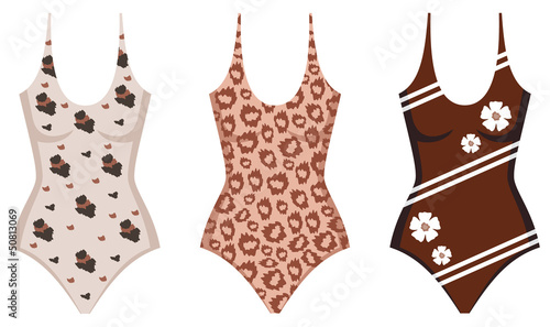 Three swimming suits