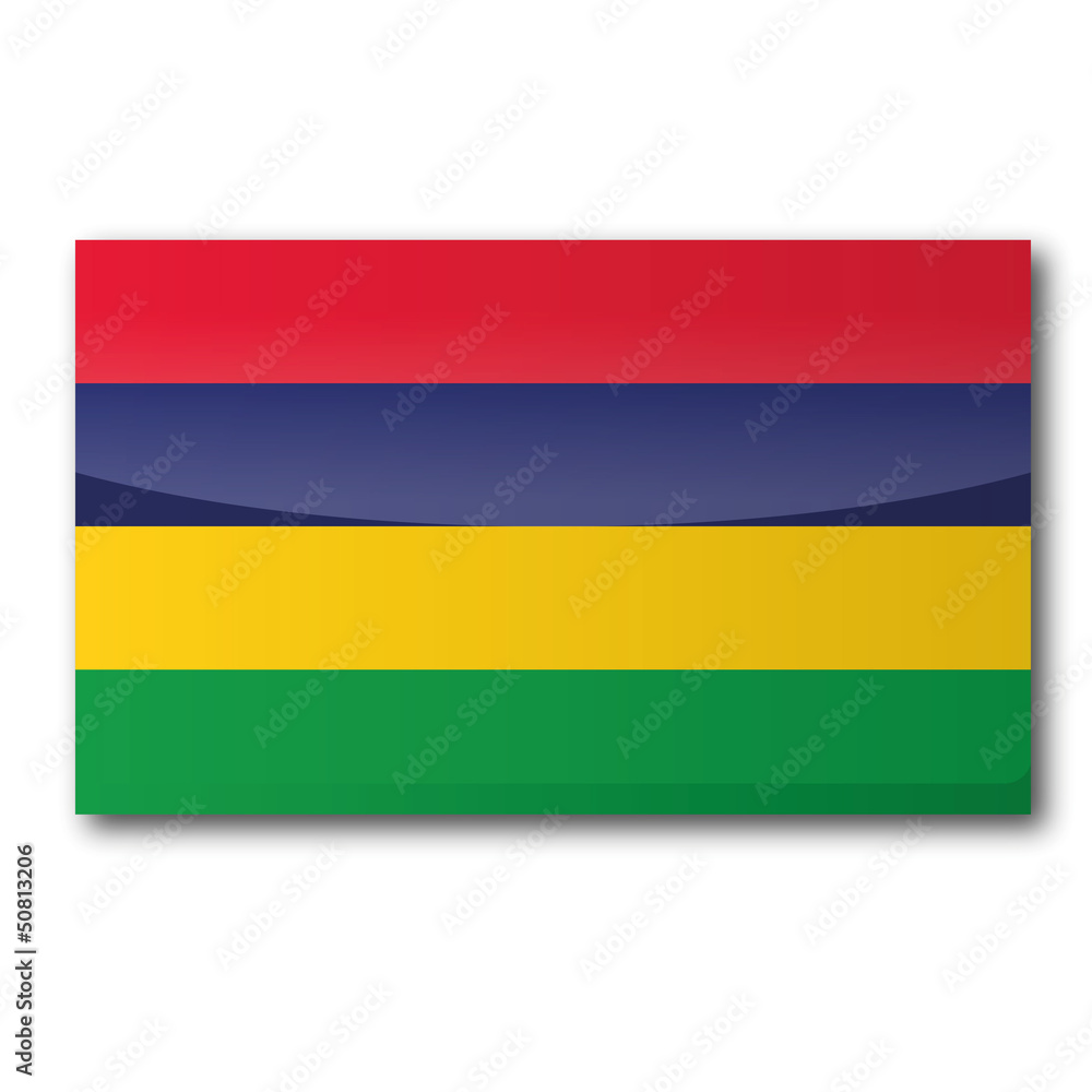 Fototapeta premium Flagge Mauritius