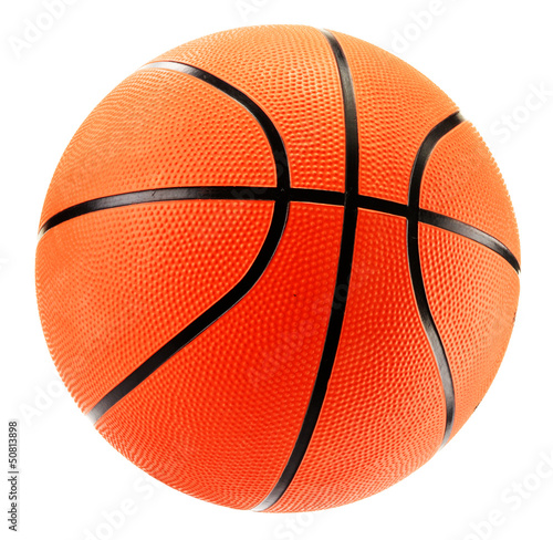 Basketball isolated on white background