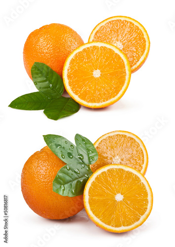 collection of fresh lemons orange