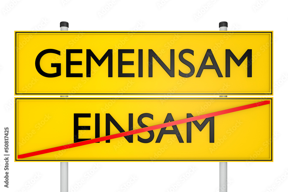 GEMEINSAM vs EINSAM_Gesundheit - 3D GEMEINSAM vs EINSAM_Gesundheit - 3D