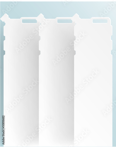 Set of banners with jerrycan.  gas pump on white