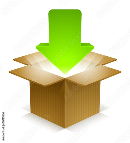 Download Box Icon