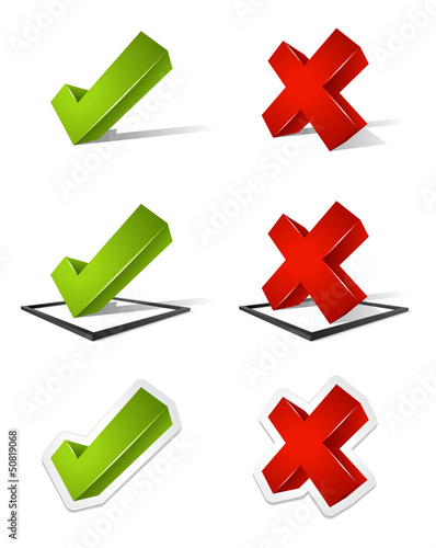 Check and X Marks