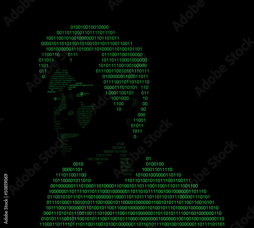 Photography Binary Code Boy