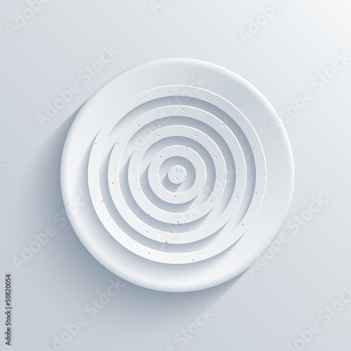 Vector light circle icon. Eps10