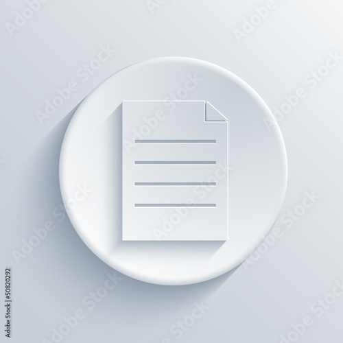 Vector light circle icon. Eps10
