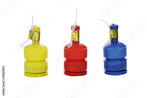 Party poppers.