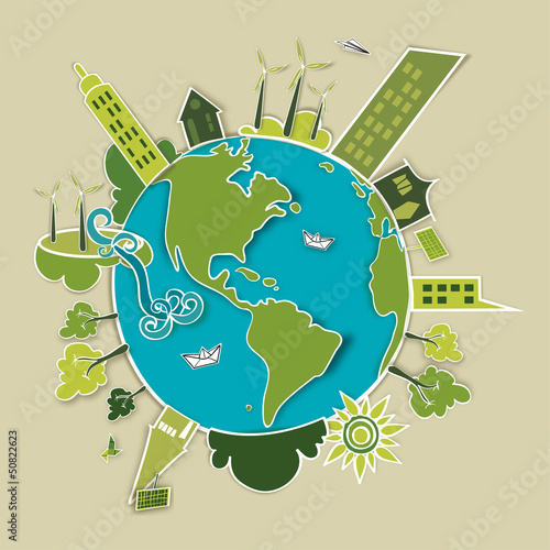 Green world concept