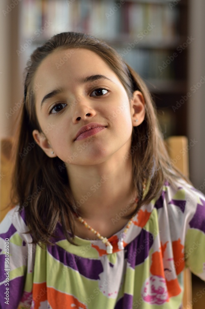 Portrait of Hispanic Little Girl Portrait of Hispanic Little Girl