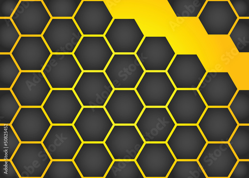 Vector honeycomb background