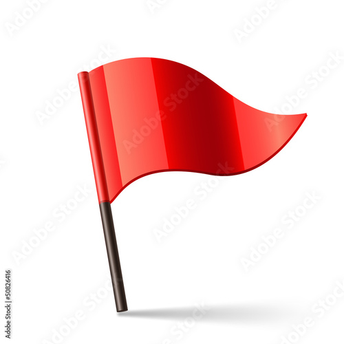 Vector Red Flag