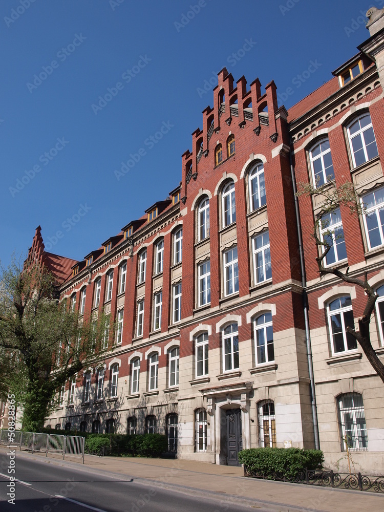 Building of Vetters' school, Lublin, Poland