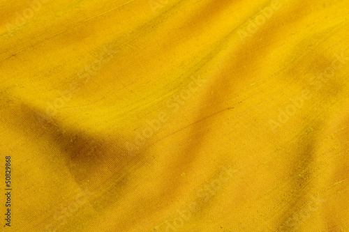 drape of yellow silk