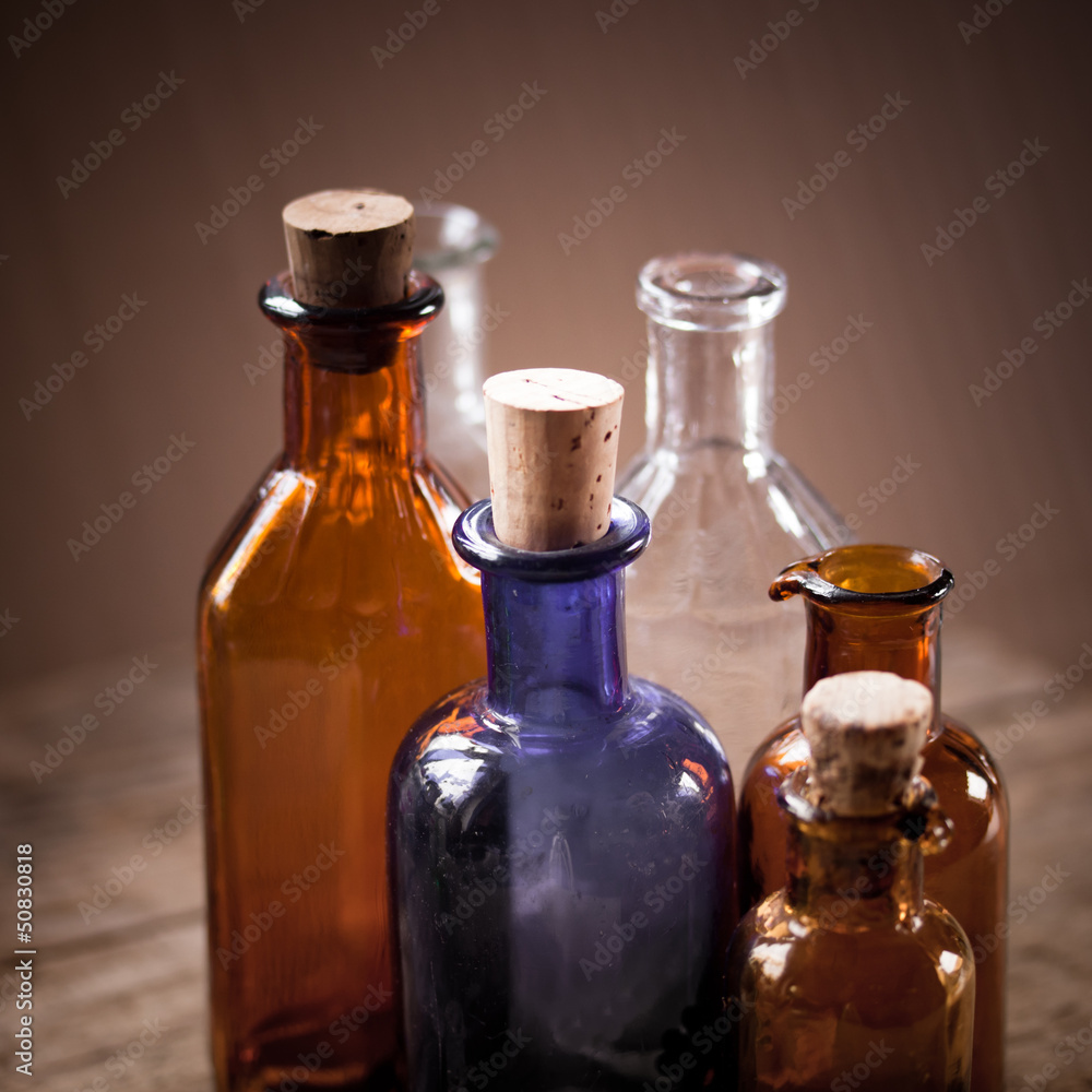 Alte Apothekerflaschen Alte Apothekerflaschen