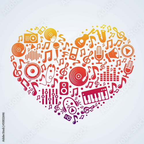 Vector music concept